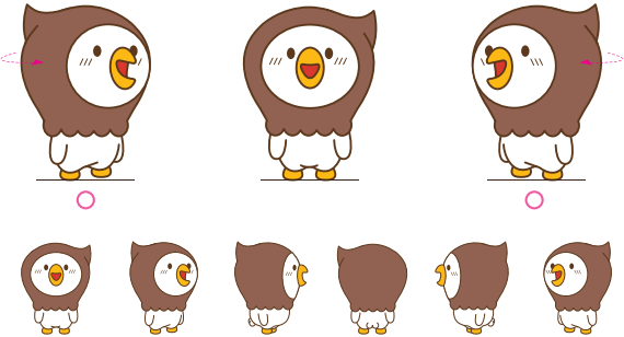 캐릭터<이루매> 캐릭터 이미지 반전사용가능